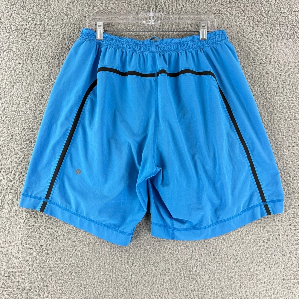 Lululemon Pace Breaker Shorts Mens XL Blue Lined Athletic Running Workout 9 Inch